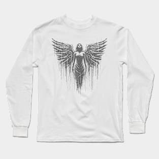 Angel Print Long Sleeve T-Shirt
